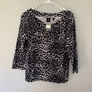 Rafaella Women’s Leopard Print Top